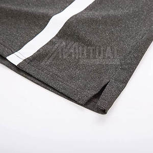 Style court décontracté tricoté respirant pour femmes pour T-shirts polo avec contraste de couleur en gros à motif solide - Product Image 3