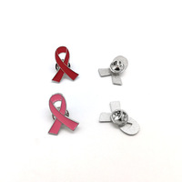 Vente en gros Épinglette en diamant doré pour infirmière Épingles de sensibilisation au cancer du sein