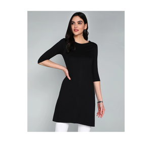 Blusa Larga de Algodón para Mujer, Moderna, Lisa, Cómoda y Perfecta para un Estilo Casual Diario o de Oficina - Product Image 2