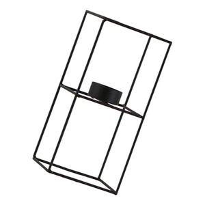 Juego de portavelas decorativo hecho a mano para el hogar, soporte de vela de metal en hierro, superventas, soporte de vela con revestimiento de polvo negro - Product Image 2