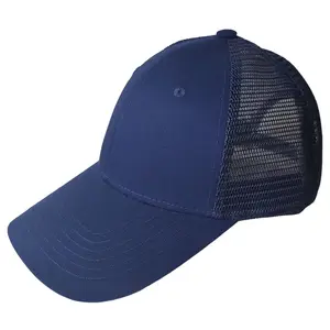 Myrimony long beak thick mesh100 % cotone ricamo personalizzato e stampa sport baseball trucker caps cappelli per unisex