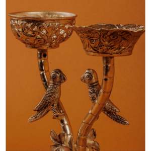 Grand chandelier en aluminium argenté de style allemand pour les amoureux, idéal pour les mariages et la décoration de Noël, cadeau romantique pour la maison - Product Image 3