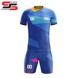 เสื้อเจอร์ซีย์ใส่เล่นกีฬาเสื้อใส่เล่นฟุตบอลชุดสีขาวพิมพ์ซับลิเมชัน - Product Image 1