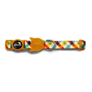 Collar de moda para perro Phantom Cat, de poliéster, con estampados elegantes, patrones sólidos/a rayas, estilo occidental, luces elegantes - Product Image 1