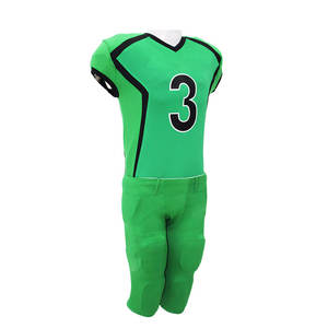 2025 nueva llegada venta al por mayor ropa deportiva transpirable fútbol americano Jersey uniforme diseño bordado - Product Image 6