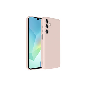 Coque en silicone souple ASMA Vitra pour Samsung Galaxy A16, antichoc avec porte-cartes et protection de l'appareil photo, disponible en rose - Product Image 1