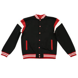 Meilleure veste universitaire pour hommes, vente en gros personnalisée, 100% coton enduit, col montant, broderie, coupe-vent, respirante, décontractée - Product Image 6