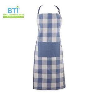 Delantales de Cocina, Bar y Restaurante con Diseño a Cuadros Teñidos con Hilo, Alta Calidad, 100% Algodón, Logotipo Personalizado, Tamaños Personalizables - Product Image 2