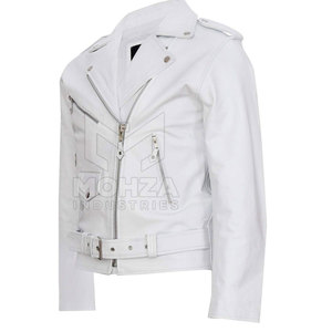 Chaquetas de Motocicleta para Hombre de Alta Calidad y Bajo Precio, Diseño Único, Color Personalizado, Chaqueta de Motocicleta de Cuero Genuino para Hombre - Product Image 3