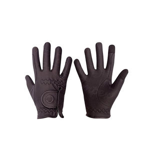 Nouveauté Gants d'équitation personnalisés avec logo en cuir véritable de haute qualité Gants d'équitation professionnels pour hommes et femmes - Product Image 2