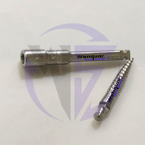 Sistema de Implantes Dentales, Par de 2 Piezas con Abutments, Estándar Global, Fábrica de Instrumentos Quirúrgicos Wenquar, Venta Directa - Product Image 1