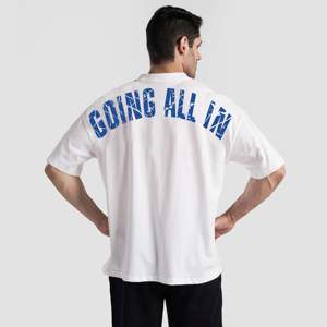 เสื้อยืดแขนยาวผ้าฝ้าย 100% ลายกราฟิกพร้อมลวดลายการ์ตูนและตัวละคร ดีไซน์ปักลายระบายอากาศได้ดี สีขาว - Product Image 1
