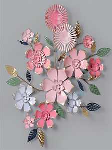 Vente chaude nouvelle fleur Design métal mur Art Floral bouquet mur Art pour la décoration intérieure pour chambre salon anniversaire suspendu - Product Image 5
