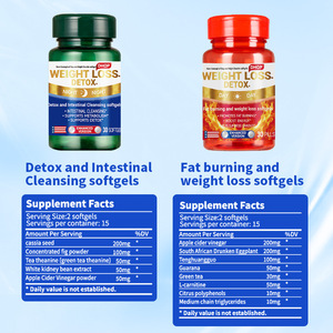 DHOP Capsules Molles Détoxifiantes pour la Perte de Poids, Ventre Plat et Gestion du Poids, Coupe-Faim, Gélules Amincissantes, Produit de Beauté - Product Image 3