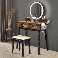 Vente en gros de meubles de luxe-Table de maquillage-meubles de chambre à coucher en bois-dressing-bureau de maquillage en MDF
