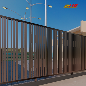 Architectural Wrought Iron Fence Heat Material Eco-Friendly <b>Design</b> 3D Modeling Solutions for <b>Decorative</b> Style Solid Structure - Product Image 5