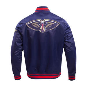 Veste de sport en satin pour homme, design tendance, manches longues, pour l'hiver, entraînement, course à pied - Product Image 2