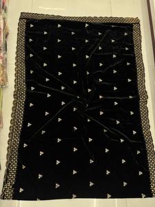 Velvet Wedding Dupatta Elegant <b>Scarf</b> and Shawl for Special Occasions - Product Image 2