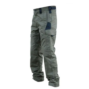 กางเกงคาร์โก้ผ้าฝ้ายสำหรับกิจกรรมกลางแจ้งแบบขายส่ง หลายกระเป๋า ทนทานต่อการสึกหรอ ลายพราง ยูนิเซ็กซ์ หนัก ทนทานต่อการฉีกขาด แห้งเร็ว ระบายอากาศได้ดี - Product Image 2