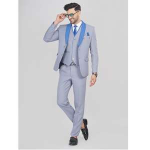 Traje de Oficina Gris Claro para Hombre, Más Vendido, para Trabajo de Oficina, Eventos Empresariales y Eventos Formales, Suministro Disponible en Todo el Mundo - Product Image 1