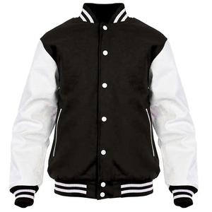 Blouson universitaire en laine pour homme, personnalisé, haute qualité, à manches longues, col montant, style décontracté hiver, style urbain, avec doublure polaire, 2026 - Product Image 6