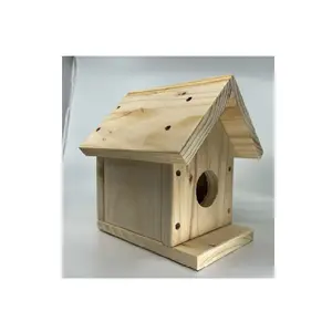 Maison d'oiseau en bois de vente chaude de haute qualité nouveau produit pour la décoration et le cadeau nid en bois décoratif fait à la main maison d'oiseau sauvage