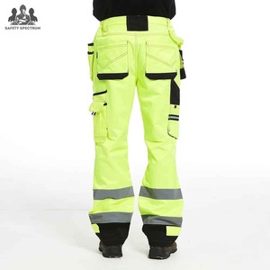 Pantalons de travail confortables, nouvelle conception, sécurité, haute visibilité, antibactériens, respirants, séchage rapide, imperméables - Product Image 5