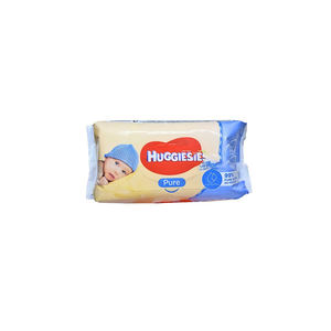 Les lingettes Huggies Pure 56s offrent une texture douce et épaisse pour nettoyer efficacement d'un seul coup - Product Image 6