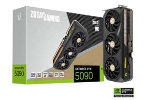Nueva Tarjeta Gráfica ZOTAC GeForce RTX 5090 SOLID de 32GB con Interfaz PCI Express para Enfriador de Ventilador de Chipset, Negra para Escritorio - Product Image 3
