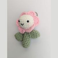 JNC Porte-clés Amigurumi uniques faits à la main Style crochet en macramé mignon avec idées cadeaux sûres en acier inoxydable