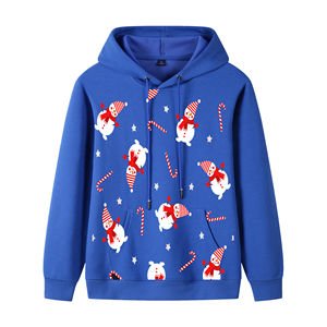 Mode hiver sweat à capuche de noël vêtements surdimensionnés col ample impression numérique sweat à capuche de noël à manches longues sweat à capuche de noël chaud - Product Image 5