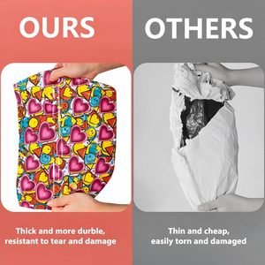 Enveloppes en polyéthylène personnalisables avec un design mignon, sacs d'expédition pour cadeaux d'anniversaire - Écologiques, imperméables, légers et réutilisables - Product Image 2