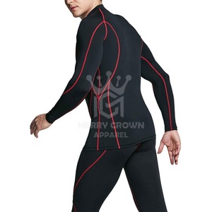 เสื้อรัดรูปแขนยาวสำหรับผู้ชายเสื้อเชิ้ตผลิตจากปากีสถานโลโก้ตามสั่ง - Product Image 4