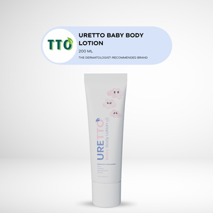 URETTO-Loción Corporal para Bebé, Loción Hidratante Suave con Aceite de Manzanilla y Vitamina E, 200ml, para una Piel Suave e Hidratada - Product Image 2