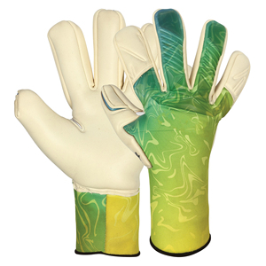 Gants de gardien de but de football professionnel de haute qualité pour adultes Nouveau design Gants de gardien de but de football à doigt complet en cuir - Product Image 5