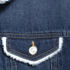 New Design Top Selling Premium Quality <b>Women</b> Jeans <b>Jacket</b> Solid Color Streetwear <b>Lightweight</b> <b>Women</b> Jeans <b>Jacket</b> - Product Image 5
