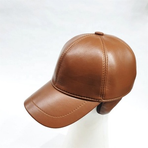 Gorro de Béisbol Unisex de Cuero de Oveja Genuino, Impermeable, Ajustable, con Decoración de Perlas, Diseño de 6 Paneles para Deportes al Aire Libre de Otoño e Invierno - Product Image 6