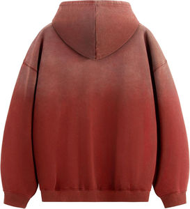 Sweat à capuche oversize décontracté pour homme, hiver 2025, OEM, meilleure qualité, broderie, poche en polaire, respirant, amusant - Product Image 2