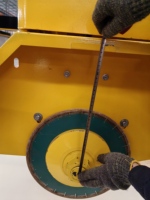 Machine de découpe de carreaux de marbre de type pont