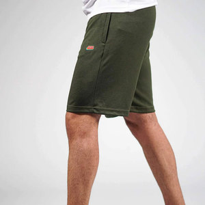 Shorts de sport décontractés pour hommes, respirants, écologiques, à séchage rapide, personnalisables, en mélange polyester-coton, avec cordon de serrage - Product Image 1