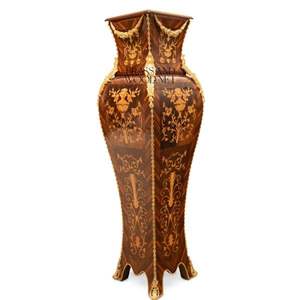 Columna Decorativa de Madera Hecha a Mano de Lujo - Product Image 4