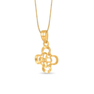 สร้อยคอจี้ทองคำคลาสสิกจาก Swarna Loops - Product Image 4
