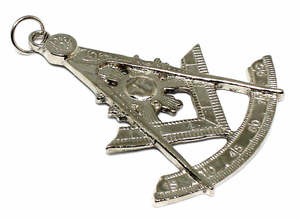 Bijoux de collier maçonniques les plus vendus Blue Lodge Bijou d'insigne maçonnique plaqué or sur mesure - Product Image 4