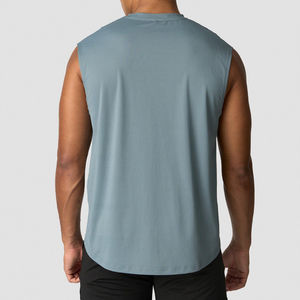 T-shirt sans manches d'été de la meilleure qualité OEM fabricant pakistanais conçu pour les hommes qui veulent du style et du confort dans les vêtements de sport quotidiens - Product Image 2