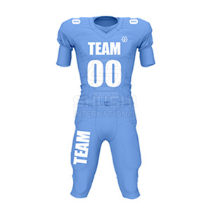 2025 meilleur tissu hommes Football américain uniforme sur mesure respirant grande taille à manches courtes de haute qualité - Product Image 5