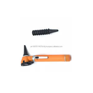 Electric Compact Fiberoptic <b>Otoscope</b> Stainless Steel Orange Color High-Definition Illumination CE ISO Certified OEM Private - Product Image 3