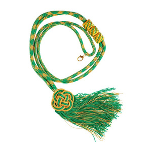 สายทิงเจอร์สีทองแบบคลาสสิกใหม่สำหรับนักบวชบิชอปสายไขว้เคลือบพู่ที่ผูกเป็นพู่นักบวชสำหรับเสื้อผ้าและกระเป๋า - Product Image 3