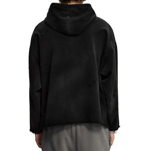 Sudadera con Capucha de Alta Calidad, Estilo Urbano, Personalizable con Gráficos, Transpirable, Estilo Vintage, Lavado Ácido - Product Image 5