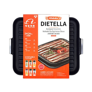 Plat à steak en fonte (24x24cm) DIETELLA GO Noir 0200I240GBS - Product Image 2