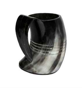 แก้วมักใส่เครื่องดื่มรูปเขาควายเป็นมิตรต่อสิ่งแวดล้อมแก้วเบียร์สไตล์สัตว์ไม่เหมือนใคร - Product Image 1